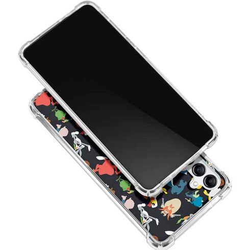 Looney Tunes Identity Pattern Galaxy A15 5G Clear Case